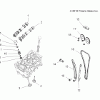 RANGER RZR 4 XP 900 - R12XT87AA/9EAS Engine, valves and camshafts