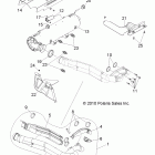 RANGER RZR 4 XP 900 - R12XT87AA/9EAS Engine, exhaust system