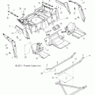 R11XY76FX RANGER RZR 4 INTL Body, rear rack and fenders