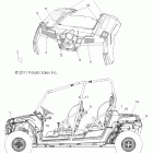 R11XY76FX RANGER RZR 4 INTL Наклейки