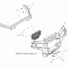 R11XY76FX RANGER RZR 4 INTL Body, front bumper