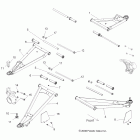 R11XY76FX RANGER RZR 4 INTL Suspension, front control arms