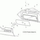 R11VM76FX RANGER RZR  S EPS INTL Body, glovebox