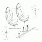 R11VM76FX RANGER RZR  S EPS INTL Body, seat mounting and belts