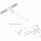 R11XY76FX RANGER RZR 4 INTL Body, grab bar, passenger