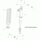 R10VH76 ALL OPTIONS/VY76AZ RANGER RZR 800 EFI Suspension, front shock mounting