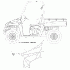 R11RH50AG/AH/AR RANGER 4X4 500 EFI Body, side nets