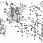 CRF450X Радиатор