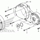 VT1300CX Крышка картера правая