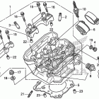 CBR250R Головка цилиндра