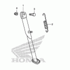 CRF230F Подножка