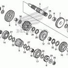 CBR250R Трансмиссия
