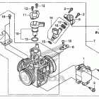 CBR250R Корпус Дросселя