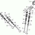 CRF250L Распределительный вал и клапана