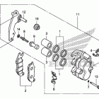 CRF250L Передний тормозной суппорт