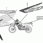 CRF250L Наклейки