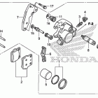 CRF150RB Передний тормозной суппорт