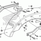 CMX250C Заднее крыло