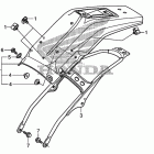 XR650L Заднее крыло