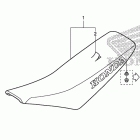 CRF100F Сидение