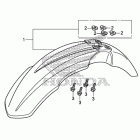 CRF150RB Переднее крыло