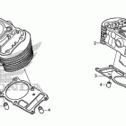 VT750CS Цилиндр