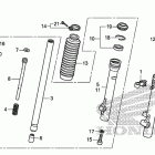 CRF100F Передняя вилка