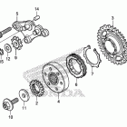 CRF250X Муфта стартера