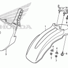 CRF100F Переднее крыло