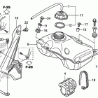 CRF110F Топливный бак