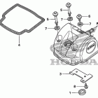 CRF450X Крышка головки цилиндров