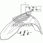 CRF250R Переднее крыло