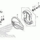 CRF230F Задний тормоз