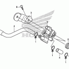 CBR250R Клапан контроля нагнетателя