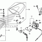 CBR250R Сидение