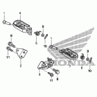 CRF450X Подножки