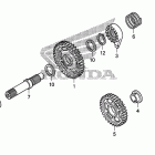 CRF250R Кик стартер