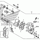 XR650L Передний тормозной суппорт