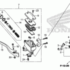 VT1300CX Передний тормозной цилиндр