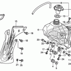 CRF150RB Топливный бак