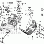 VT1300CX Крышка головки цилиндров,передняя