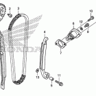 CRF150RB Цепь ГРМ и натяжитель