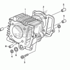 CRF50F Цилиндр