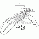 CRF250X Переднее крыло