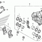 CBR1000RA Front brake caliper      (1)