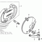 CRF100F Передний тормоз