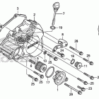 CRF150RB Крышка картера левая