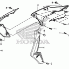 CRF250L Облицовка радиатора