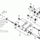 CRF230F Задний амортизатор
