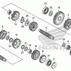 VT750CS Трансмиссия 1